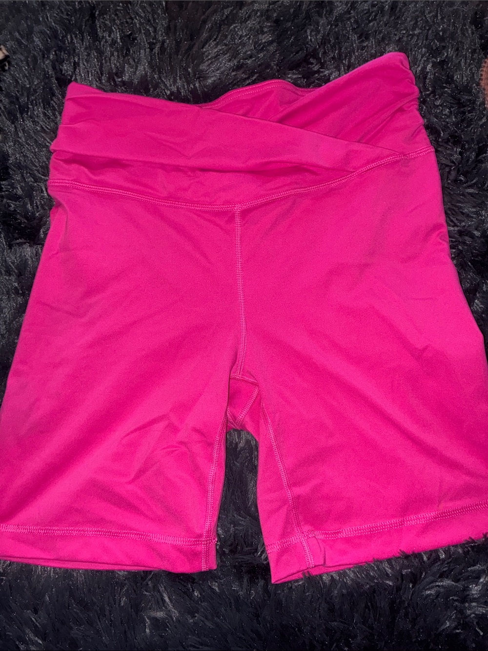 lululemon athletica Vibrant Pink High-Rise Bike Shorts